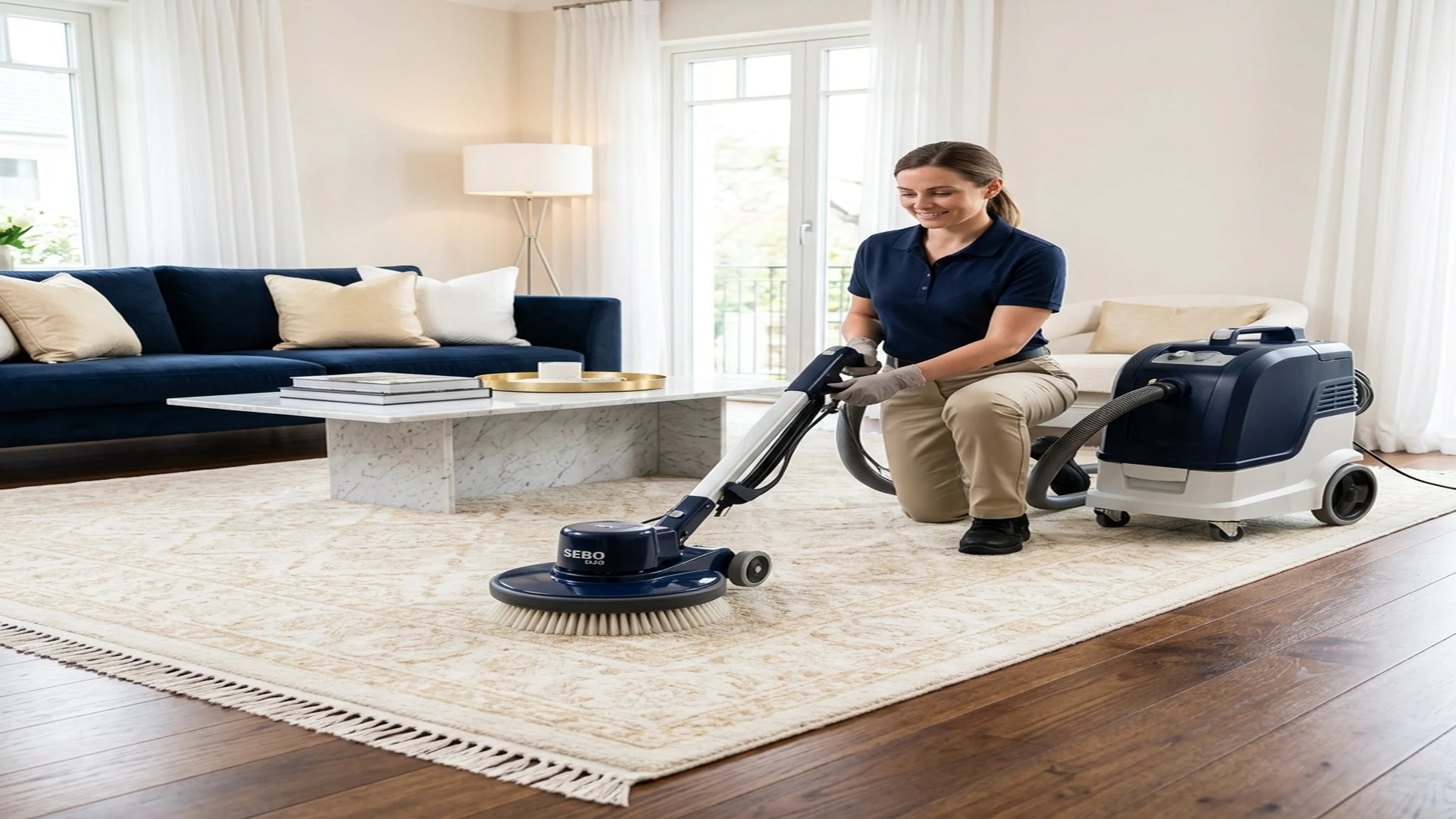 Deep carpet stain removal