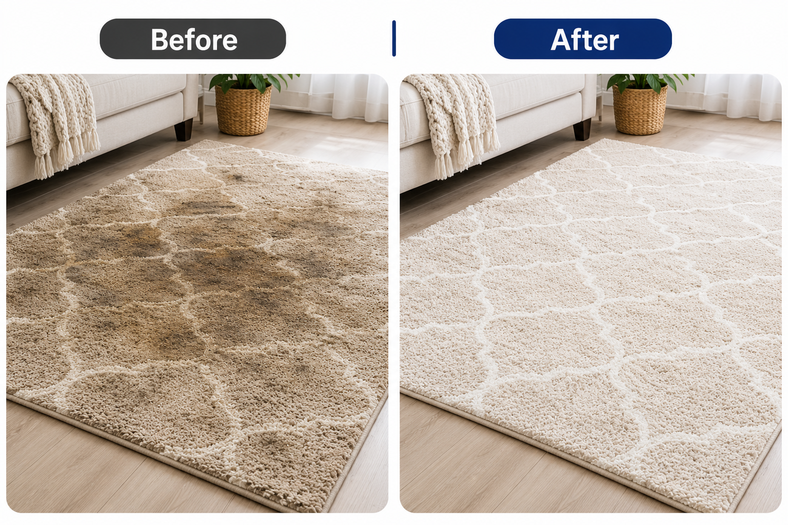 Carpet cleaning work by Esquire Cleaners