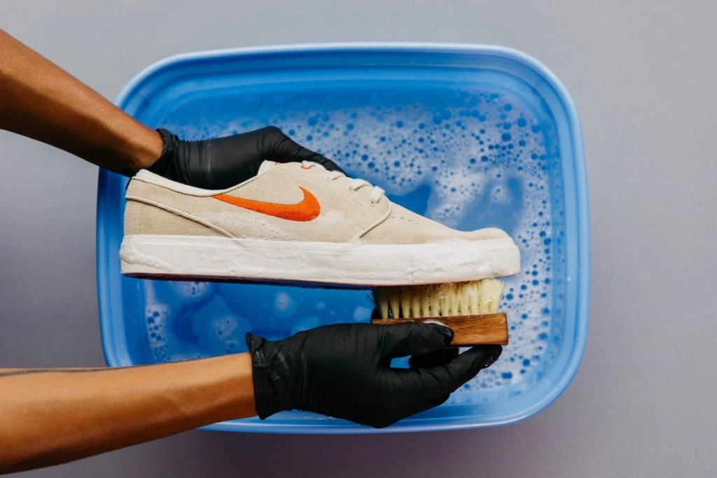 Leather and suede shoe care